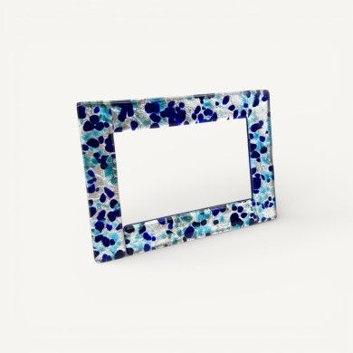 ETERNA | Photo Frame with Silver Leaf | Murano-Store