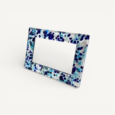 ETERNA | Photo Frame with Silver Leaf | Murano-Store