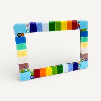 ALLEGRIA | Bunter Fotorahmen mit Murrine | Murano-Store
