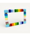 ALLEGRIA | Colorful photo frame with Murrine glass | Murano-Store
