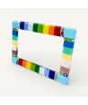ALLEGRIA | Colorful photo frame with Murrine glass | Murano-Store