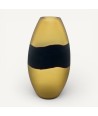 WATAMU | Tall vase in satin-finish amber glass | Murano Store