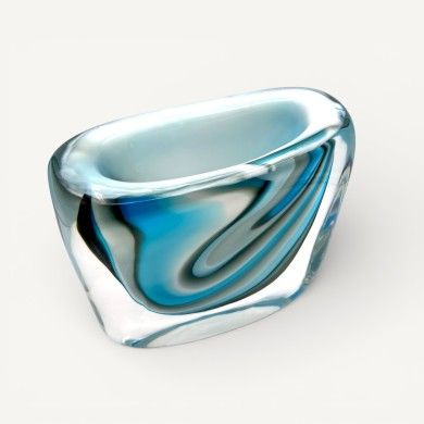 ONDA - Sommerso glass vase by Formia