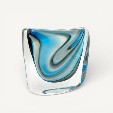 ONDA - Sommerso glass vase by Formia