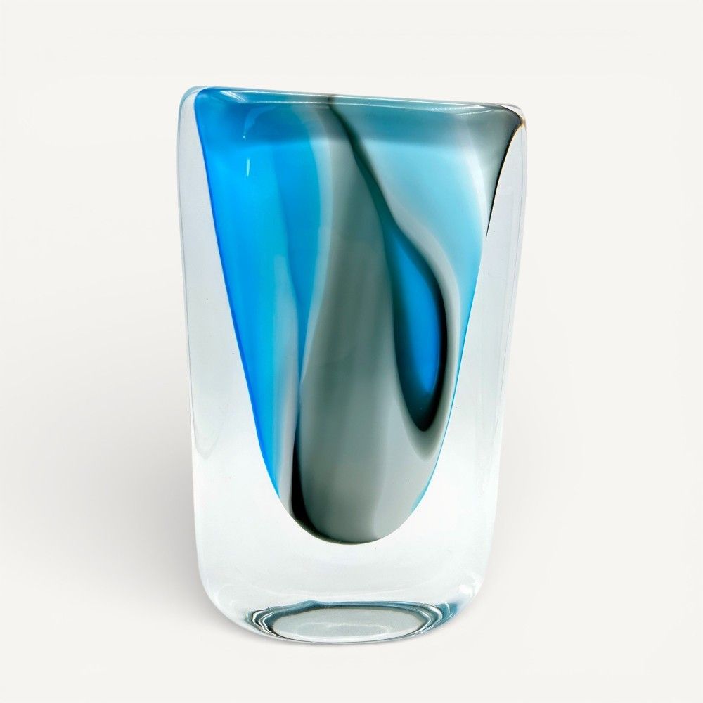 ONDA | Tall submerged glass vase | Murano Store