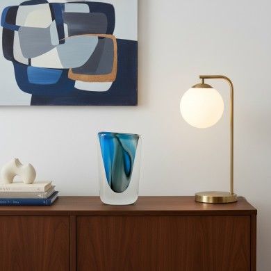 ONDA | Tall submerged glass vase | Murano Store