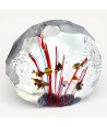 TIRRENO | Tropical aquarium in hammered Murano glass
