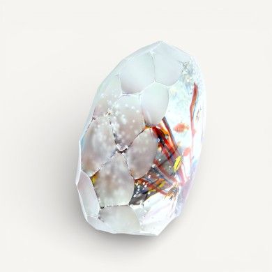 TIRRENO | Tropical aquarium in hammered Murano glass