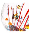 TIRRENO | Tropical aquarium in hammered Murano glass