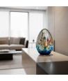 ADRIATICO | Oval Murano glass aquarium with tropical fish