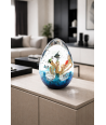 ADRIATICO | Aquário oval em vidro Murano com peixes tropicais