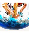 LIGURE | Aquarium mit tropischen Fischen aus Muranoglas