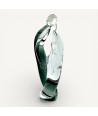 GIOIA | Escultura de vidro cinzento fumado Lovers | Murano-Store