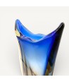 ALBA - Vaso em vidro Murano submerso, azul e âmbar