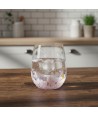 JULIENNE, lot de 6 verres de table en verre soufflé à motifs | Murano Store