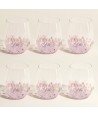 JULIENNE, Conjunto de 6 copos em vidro soprado com manchas | Murano Store