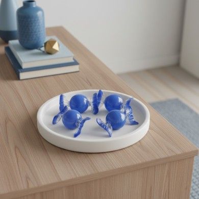 LUNA | Bonbons aus blauem Murano-Glas