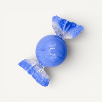 LUNA | Bonbons en verre de Murano en pâte bleue