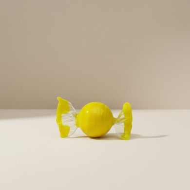 LUNA | Murano glass candies in yellow paste