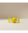 LUNA | Bonbons en verre de Murano en pâte jaune