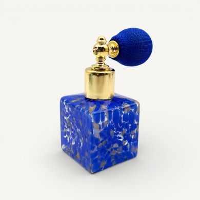 KETTY, porta perfume azul com aventurina | Murano Store