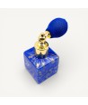 KETTY, blue perfume bottle with aventurine | Murano Store