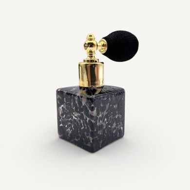 KETTY | Frasco negro para perfume con vaporizador | Murano Store