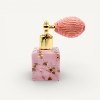 KETTY, Pink glass perfume bottle holder | Murano Store