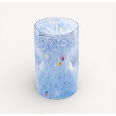 "Goti" PIERRE en cristal de Murano con manchas de colores | Vasos artesanales