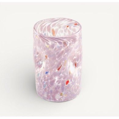 « Goti » PIERRE en verre de Murano à taches colorées | Verres artisanaux