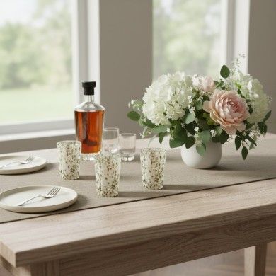 FANTASY, conjunto de 4 copos de licor brancos | Ideias para prendas