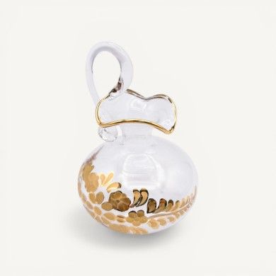 RAFFAELLO | Small Crystal and Gold Amphora | Murano Store