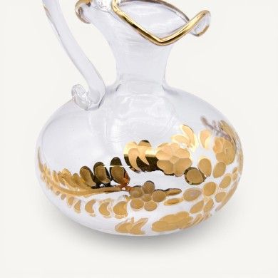 RAFFAELLO | Pequeña ánfora en cristal y oro | Murano Store