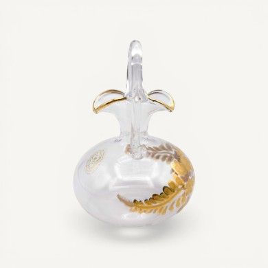 RAFFAELLO | Ânfora pequena em cristal e ouro | Murano Store