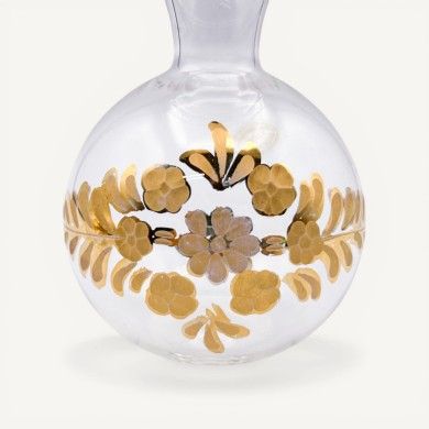 RAFFAELLA | Small crystal and gold bottle | Murano Store