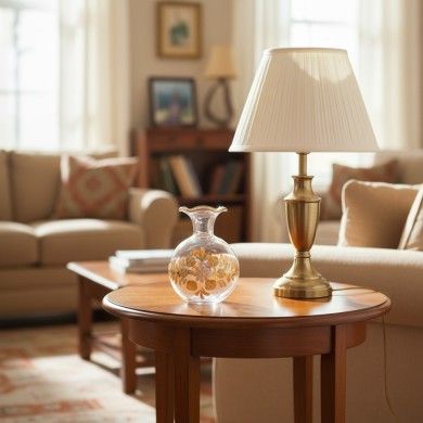 RAFFAELLA | Frasco pequeno em cristal e ouro | Murano Store