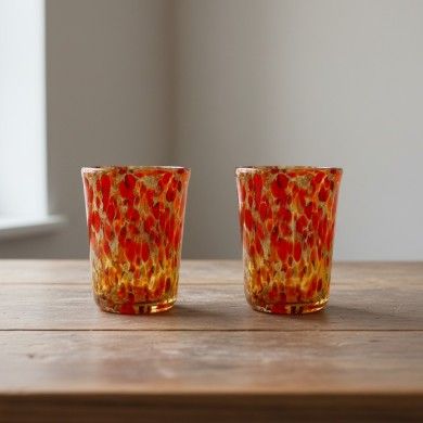 FANTASY | Bicchieri da Liquore | Multicolore | Murano Store