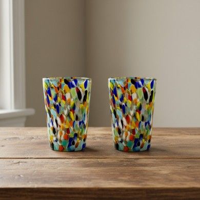 FANTASY | Verres à liqueur | Multicolore | Murano Store