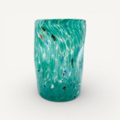 « Goti » PIERRE en verre de Murano à taches vert-de-gris | Murano Store