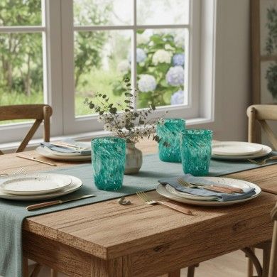 "Goti" PIERRE in Vetro di Murano a Macchie Verdemarino | Murano Store