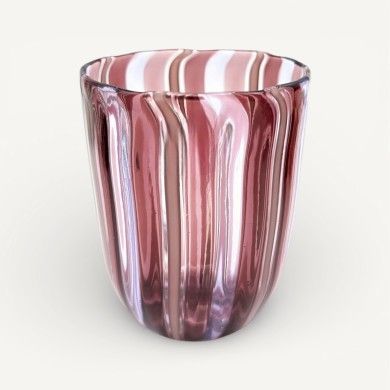 CANNE glasses in Murano glass | Goblets with colored rods