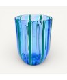 Bicchieri CANNE in vetro di Murano | Goti con canne colorate
