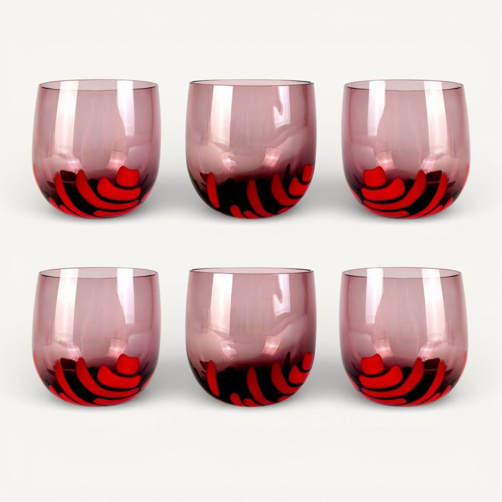 BURCI, Design-Gläser aus Muranoglas | Dekor aus Glaspaste