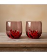 BURCI, Verres design en verre de Murano | Décor en pâte de verre