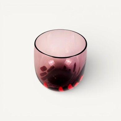 BURCI, Verres design en verre de Murano | Décor en pâte de verre