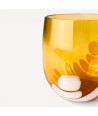 BURCI, Verres design en verre de Murano couleur ambre | Murano Store