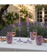 Porta-velas DALIA em vidro soprado | Decorações de mesa primaveris