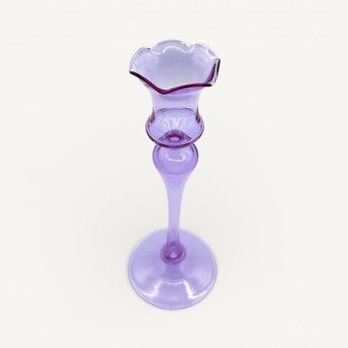 Porta-velas DALIA em vidro soprado | Decorações de mesa primaveris