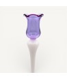 Bougeoir CLEDIS en verre soufflé bicolore | Design élégant