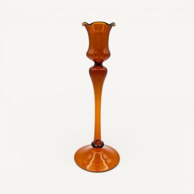 DALIA blown glass candle holder | Spring table decorations